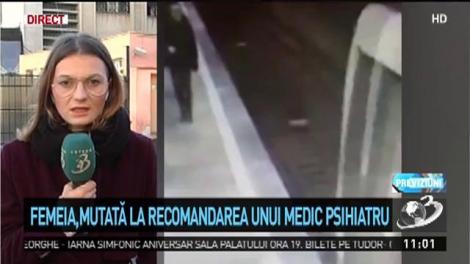 Ucigaşa tinerei de la metrou a reclamat că nu se simte bine. A fost mutată la spitalul penitenciar Jilava