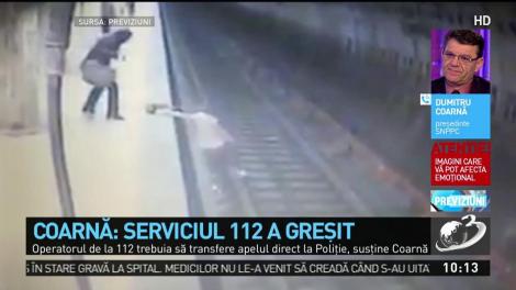 Dumitru Coarnă, șeful de sindicat din Poliție: Cei de la 112 au încălcat procedura în cazul criminalei de la metrou