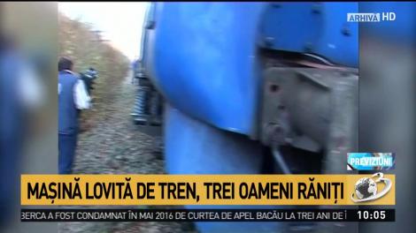 Accident feroviar &icirc;n Vaslui. O mașină a fost lovită de tren