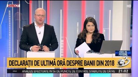 Declarații de ultimă oră despre banii din 2018