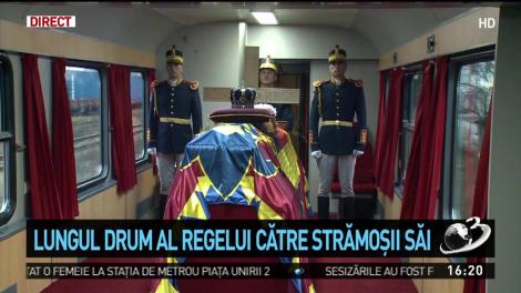 Imagini emoționante surprinse &icirc;n interiorul trenului regal