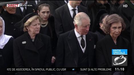 Regele Mihai, ultimul drum. Cum a fost surprins Prinţul Charles la funeraliile regale