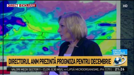 Directorul ANM prezintă prognoza pentru decembrie