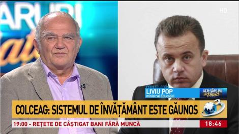 Liviu Pop: "P&acirc;nă &icirc;n septembrie anul viitor trebuie să avem proiectul Legii Educației Naționale"