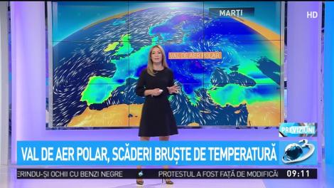 Prognoza meteo pentru următoarele zile. Ce se &icirc;nt&acirc;mplă cu temperaturile