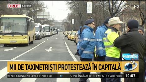 Capitala este complet blocată de protestul transportatorilor