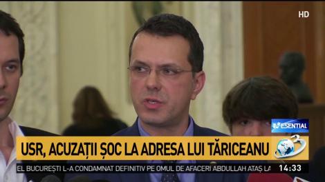 USR, acuzații halucinante la adresa lui Tăriceanu