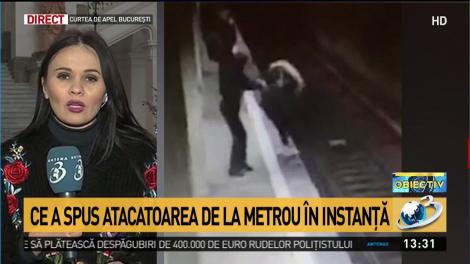 Criminala de la metrou nu își recunoaște faptele! Motivul pentru care a împins-o pe Alina Ciucu în fața metroului: „Asculta muzica tare la căști”