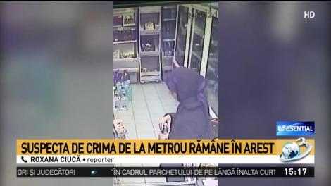 Criminala de la metrou răm&acirc;ne &icirc;n arest