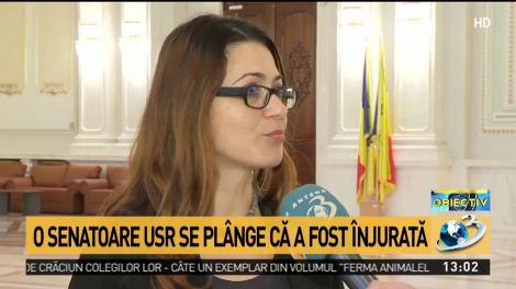 Circ cu &icirc;njurături &icirc;n Parlament! O senatoare USR se pl&acirc;nge că a fost &icirc;njurată