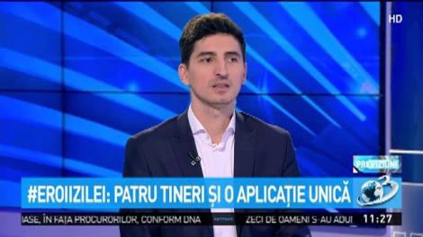 Patru tineri și o aplicație unică