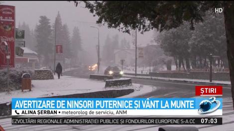 Vremea o ia razna în următoarele ore. Avertizare de ninsori puternice și vânt ÎN ROMÂNIA. Zăpada a ajuns să măsoare O JUMĂTATE DE METRU!
