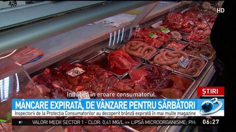M&acirc;ncare expirată, de v&acirc;nzare pentru Sărbători
