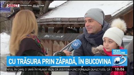 Cu trăsura prin zăpadă, &icirc;n Bucovina