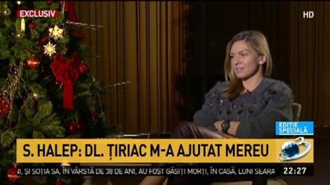 Simona Halep: Domnul Țiriac m-a ajutat mereu