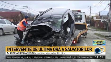 Carambol &icirc;n ziua de Crăciun. Accident grav pe Centura Capitalei. Intervenție de ultimă oră a salvatorilor