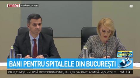 Bani pentru spitalele din București. Anunțul făcut de Gabriela Firea