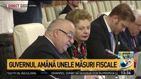 Premierul Tudose confirmă că Revoluția fiscală nu se amână