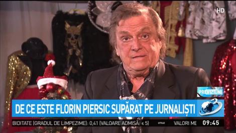 De ce este supărat Florin Piersic pe jurnaliști