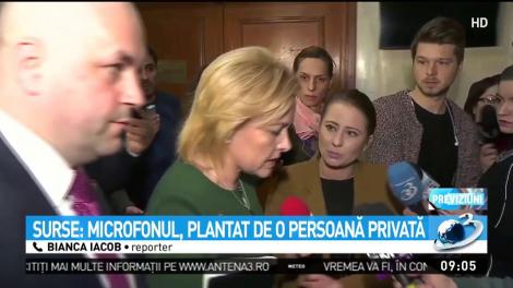 Surse: Microfonul din casa ministrului Carmen Dan, montat de o persoană privată