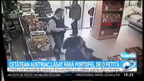 Cetăţean austriac, lăsat fără acte şi bani de o fetiţă