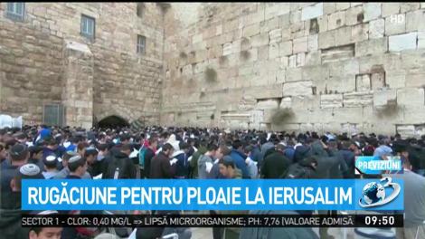 Rugăciune pentru ploaie, la Ierusalim