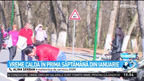 Primele zile din 2018 aduc vreme de primăvară! ANM anunță vreme caldă în ianuarie!