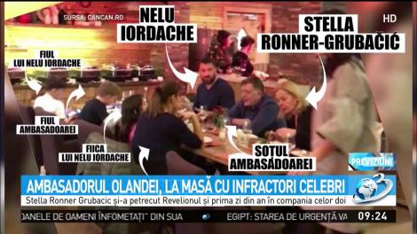 Ambasadorul Olandei, la masă cu infractori celebri