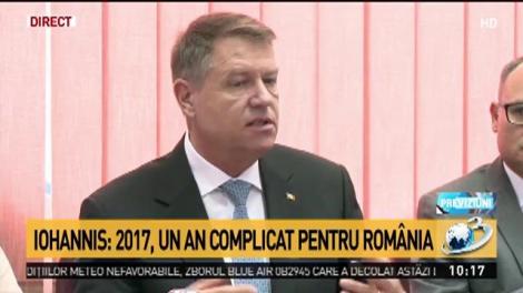 Klaus Iohannis: Vreau să felicit CSM pentru activitatea din anul 2017