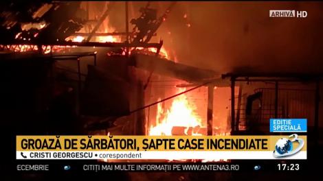 Alertă maximă &icirc;ntr-o comună prahoveană! Un piroman este căutat, după ce a incendiat șapte case