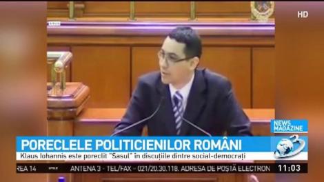 Poreclele politicienilor rom&acirc;ni