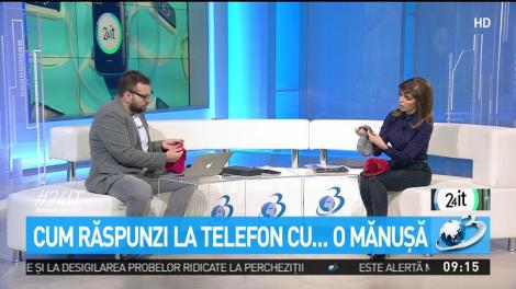 Cum răspunzi la telefon...cu o mănușă