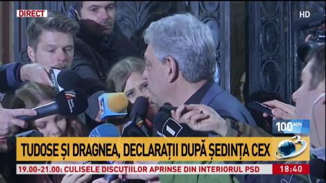 Mihai Tudose, declarații după ședința PSD