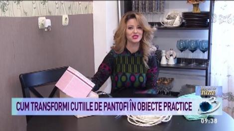 Cum transformi cutiile de pantofi în obiecte practice