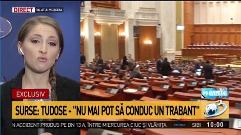 Surse: Tudose - Nu mai pot să conduc un trabant