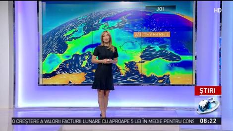 Prognoza meteo pentru următoarele trei zile