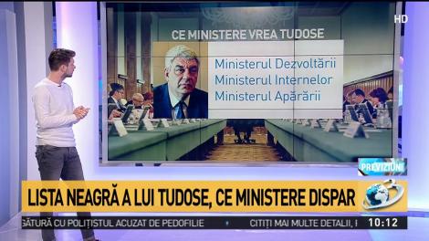 Mihai Tudose pregătește restructurarea Guvernului. Lista neagră: Ce ministere dispar