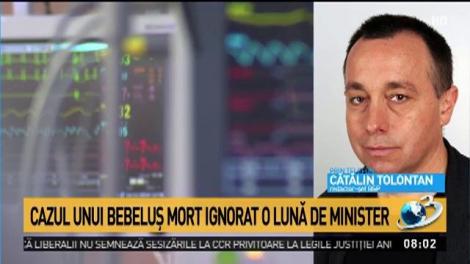 Cazul unui bebeluș mort în spital din cauza unor infecţii, ignorat o lună de Ministerul Sănătății