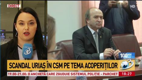 Scandal uriaș &icirc;n CSM pe tema acoperiților din Justiție