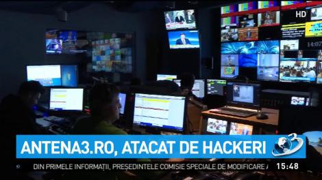 Site-ul Antena3.ro, atacat de hackeri