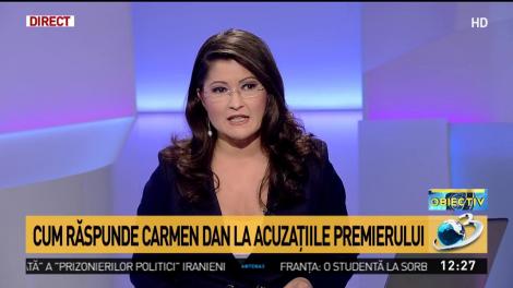 Cum răspunde ministrul de Interne, Carmen Dan, la acuzațiile premierului Tudose