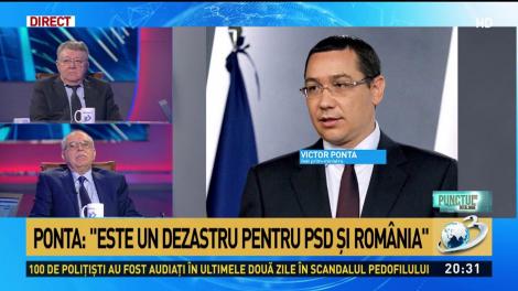 Ponta: Este un dezastru pentru PSD și România