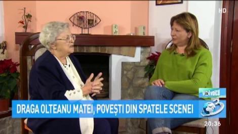 Draga Olteanu Matei, mărturisire emoționantă: &bdquo;Eu mă duc spre uitare&rdquo;