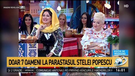 Doar șapte oameni la parastasul Stelei Popescu