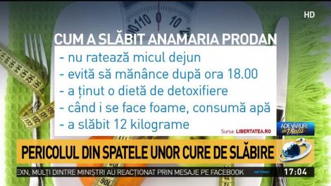 Vedetele la regim, diete la modă