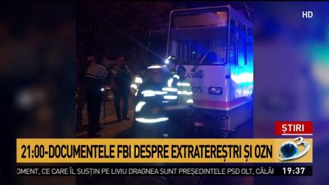 Accident grav în București: Un bărbat a fost prins sub un tramvai pe şoseaua Viilor. ISU: „Victima prezintă semne vitale”