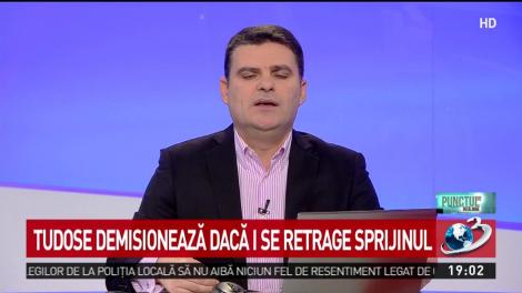 Tudose demisionează în această seară, dacă i se retrage sprijinul