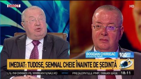 Chirieac: Firea nu e de acord cu retragerea sprijinului politic al lui Tudose