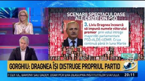 Alina Gorghiu: „Bătălia lui Dragnea nu e cu premierii, e o luptă în care își distruge partidul”