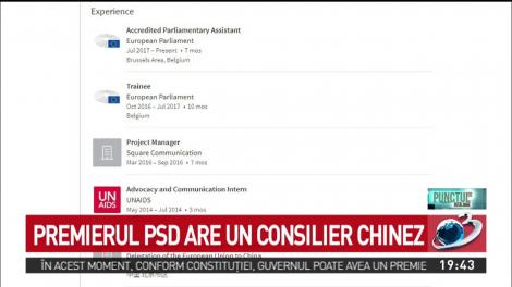 Premierul PSD are un consilier chinez
